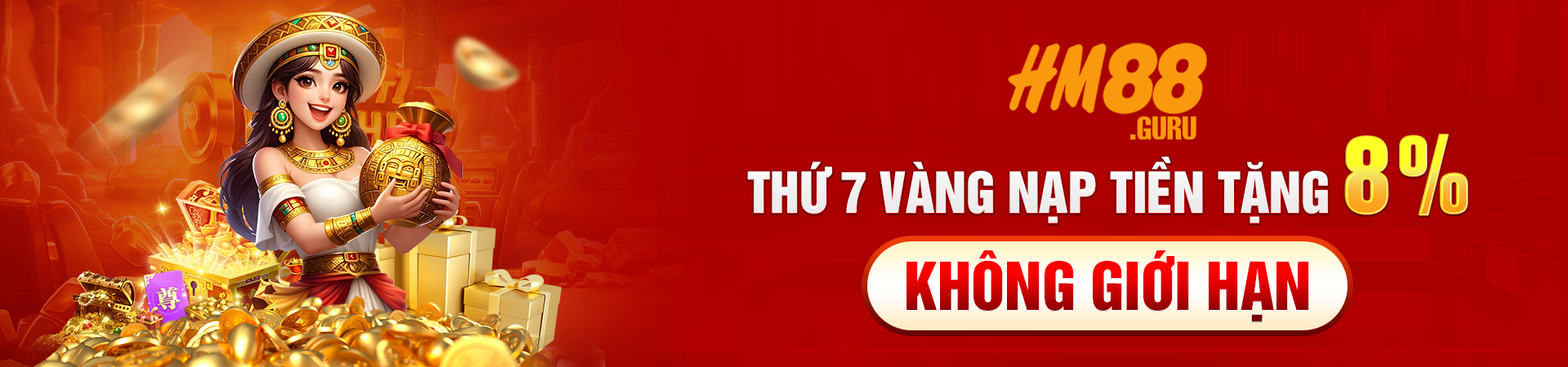 Thứ 7 vàng nạp tiền tặng 8%