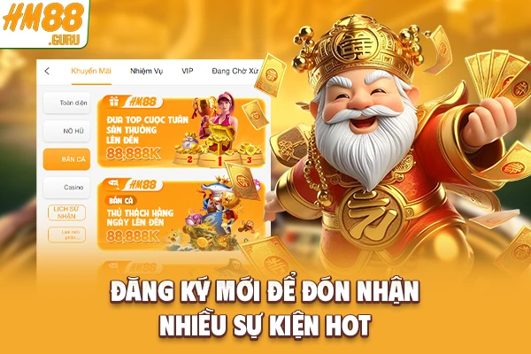 Đăng ký mới để đón nhận nhiều sự kiện hot Đăng ký mới để đón nhận nhiều sự kiện hot